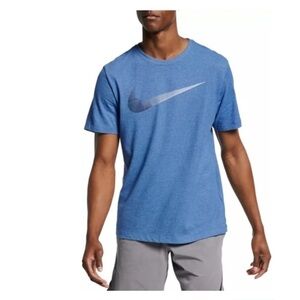 Nike men’s blue drift swoosh short sleeve Tshirt size XL